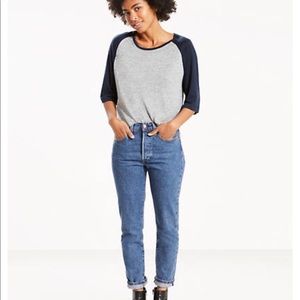 Levi’s 501 Skinny in Pop Rock